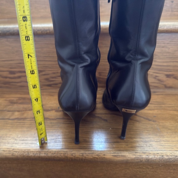 GUCCI RODIN MADE IN ITALY GENUINE BLACK LEATHER SHORT BOOTS sz 8.5 - Picture 7 of 10